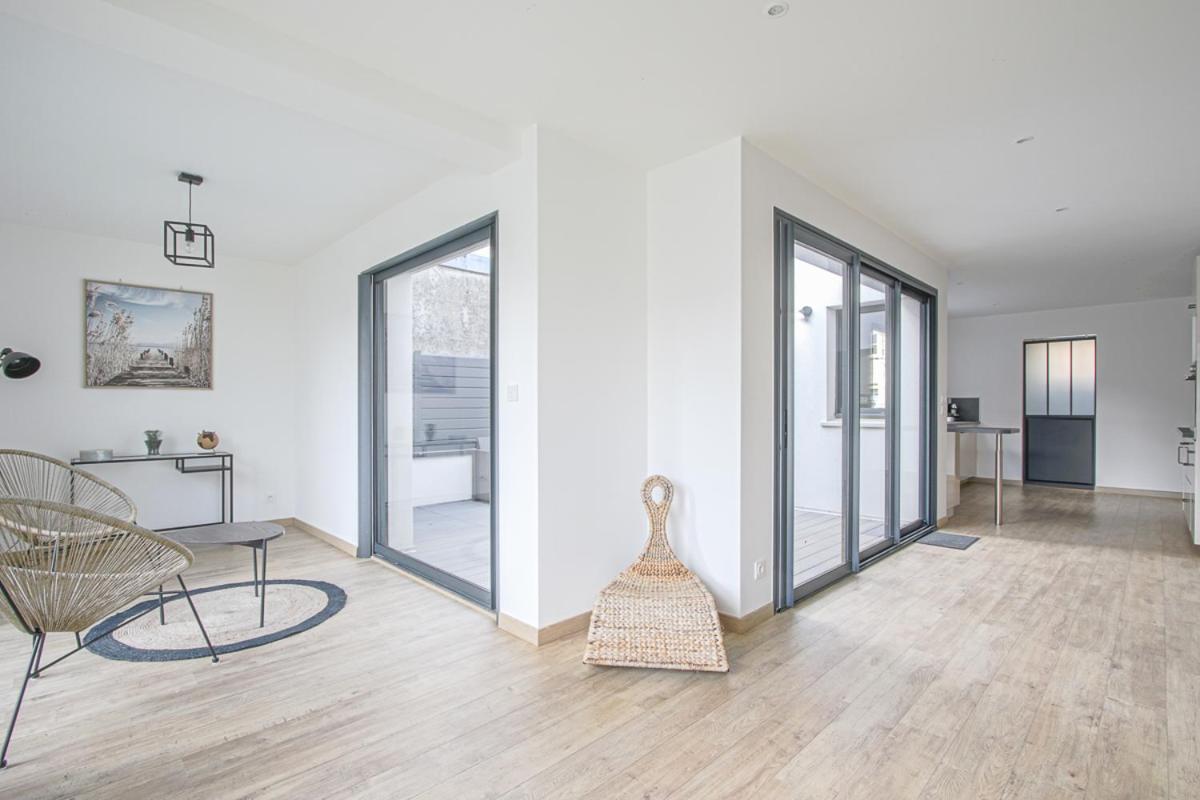 Quijote, Maison Moderne Avec Terrasse A Caen Luaran gambar